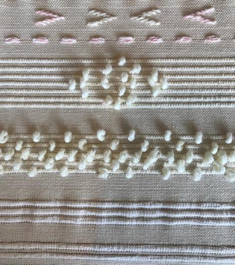 April 2019 – Workshop with Melissa Dunning;​Acadian Weaving  of French Canada and Louisiana
