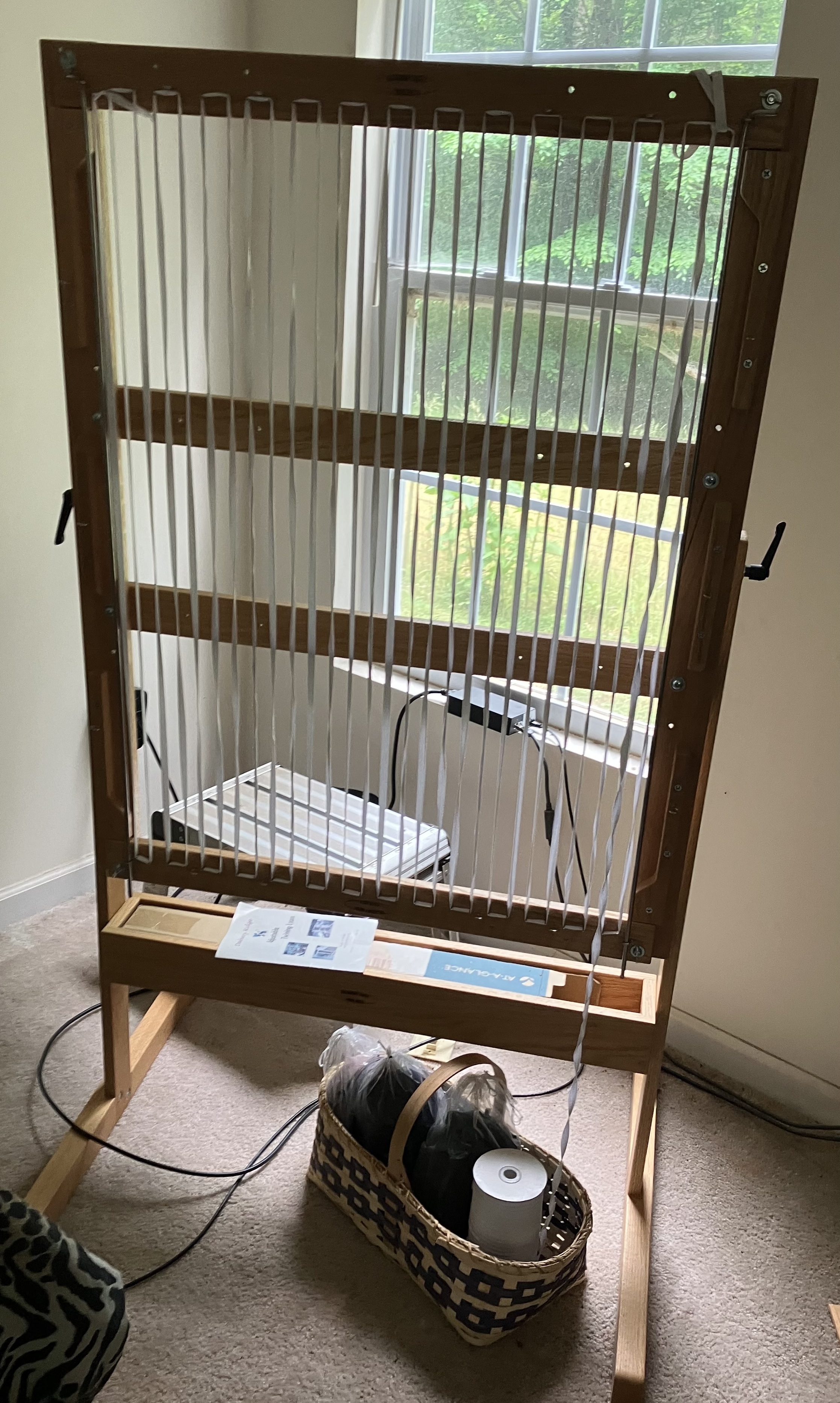Protected: Twining Loom with Stand